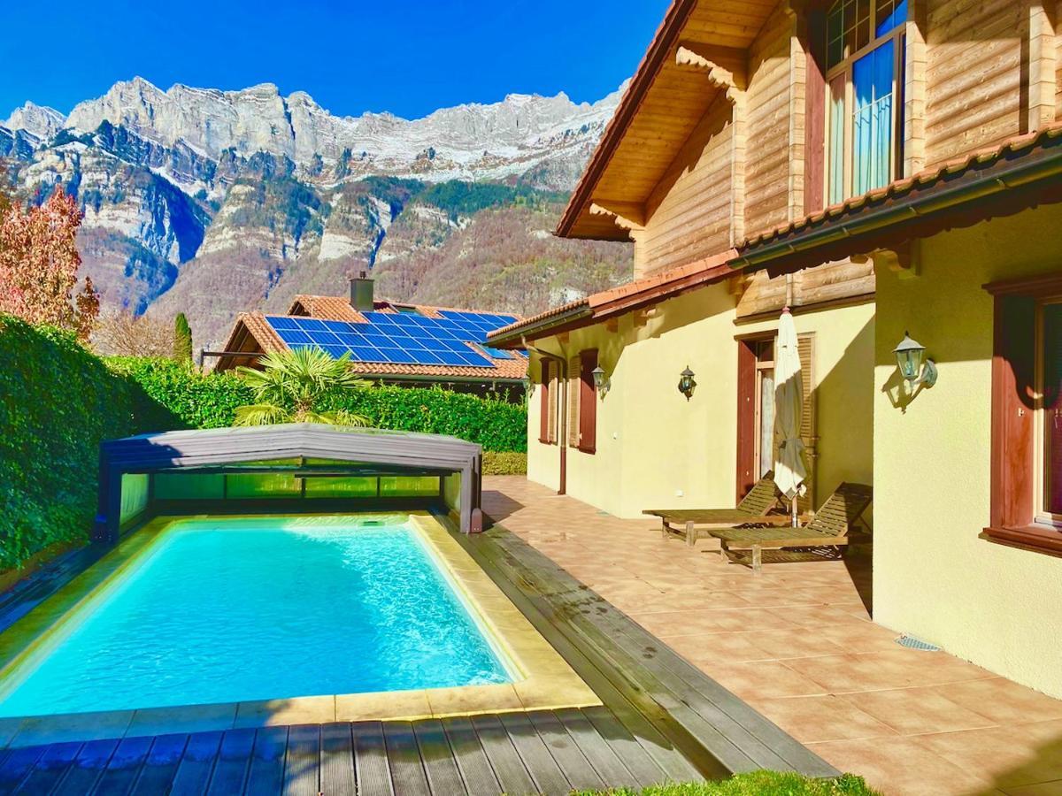 Doodle'S Amazing Chalet -Walensee - Flumserberg - Churfirsten - Heidiland - Pool - Sauna Mols Eksteriør bilde