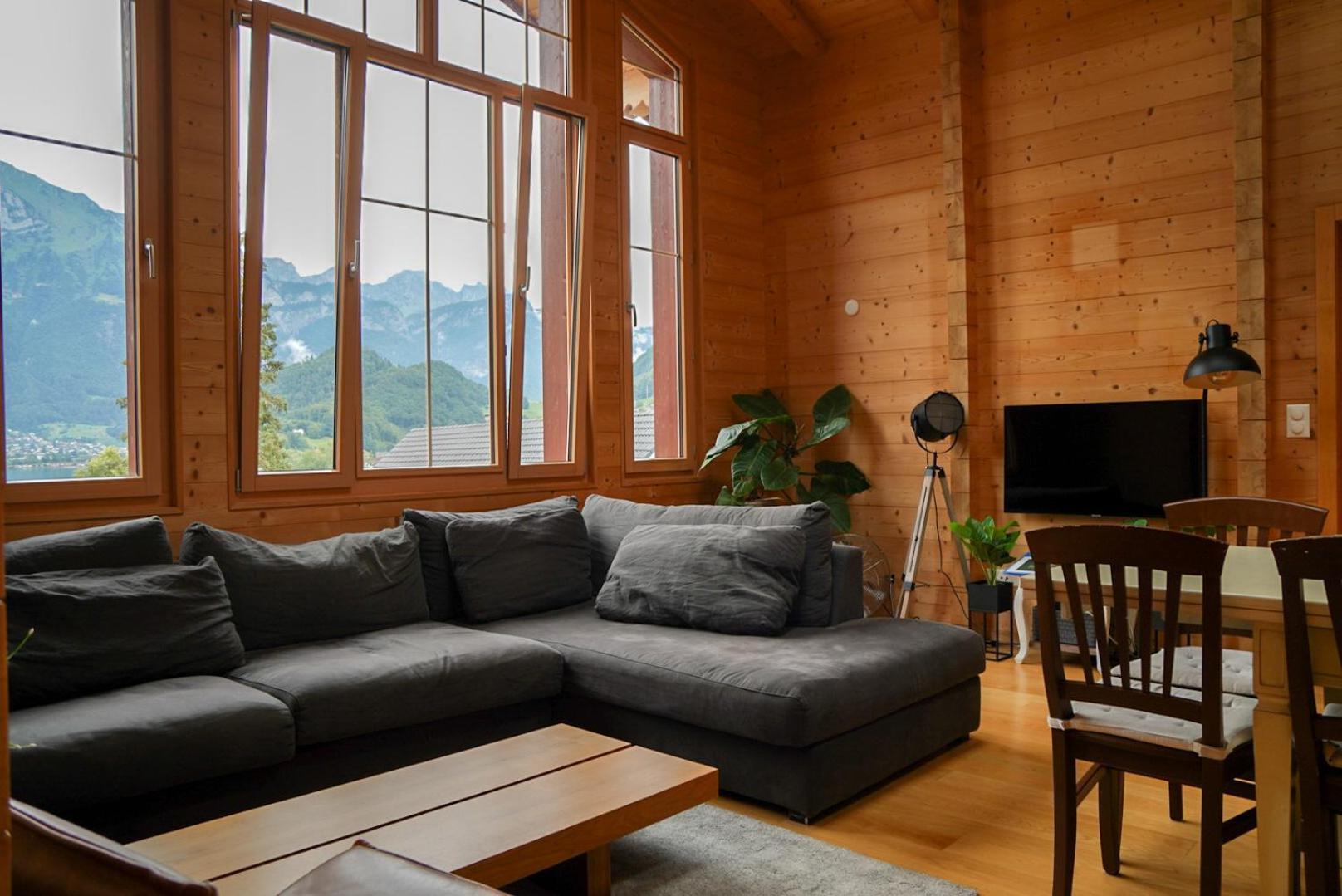 Doodle'S Amazing Chalet -Walensee - Flumserberg - Churfirsten - Heidiland - Pool - Sauna Mols Eksteriør bilde