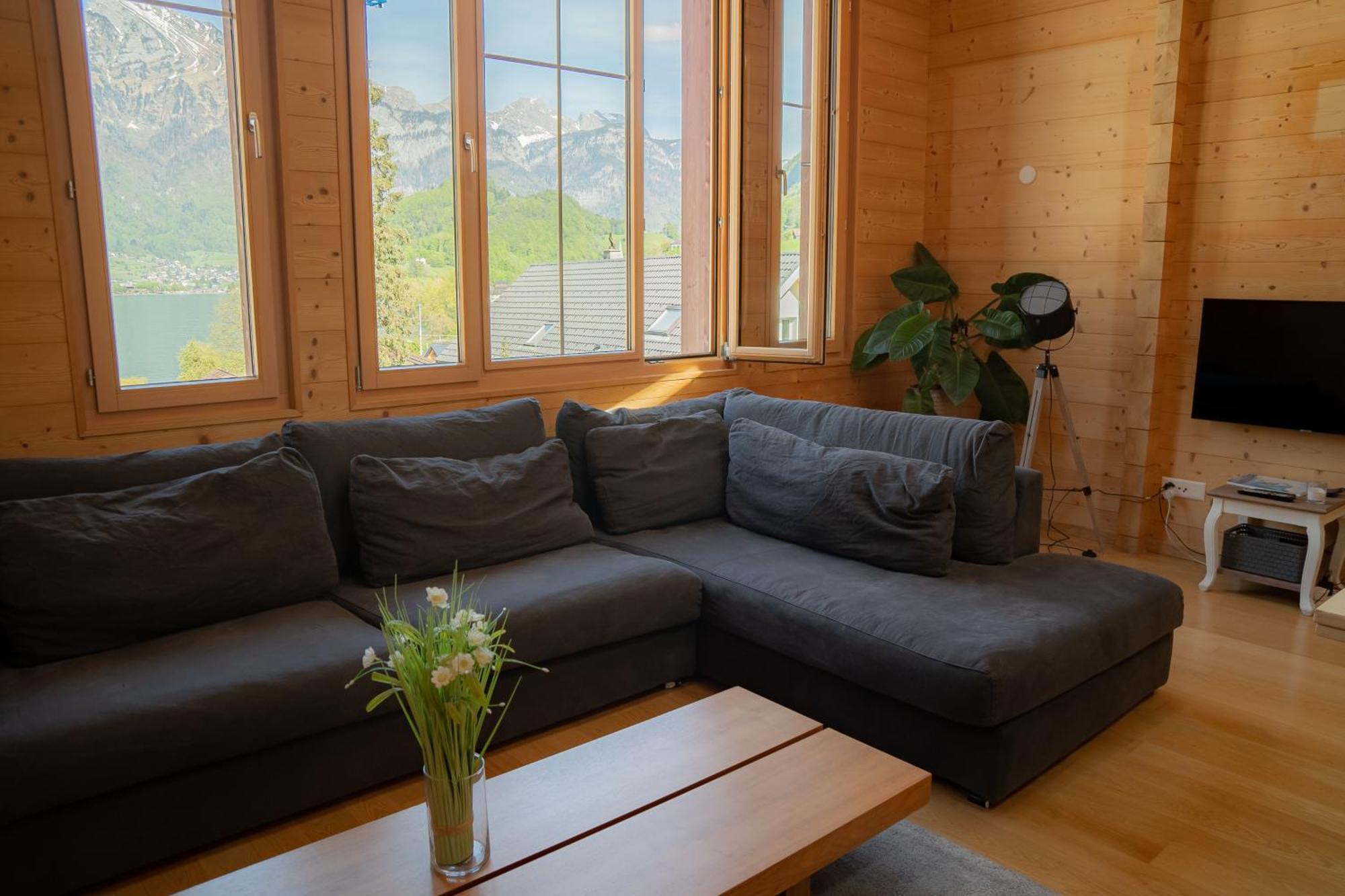 Doodle'S Amazing Chalet -Walensee - Flumserberg - Churfirsten - Heidiland - Pool - Sauna Mols Eksteriør bilde
